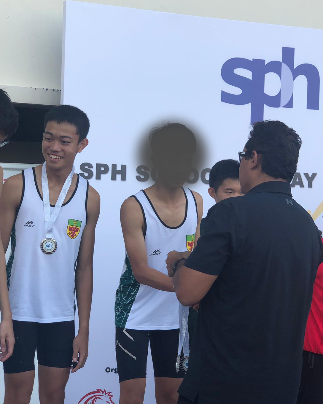 Founder age 16 as national athlete